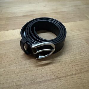 Madewell Black Leather Belt